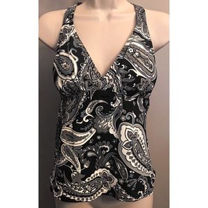 Land's End halter tankini NWT size 4